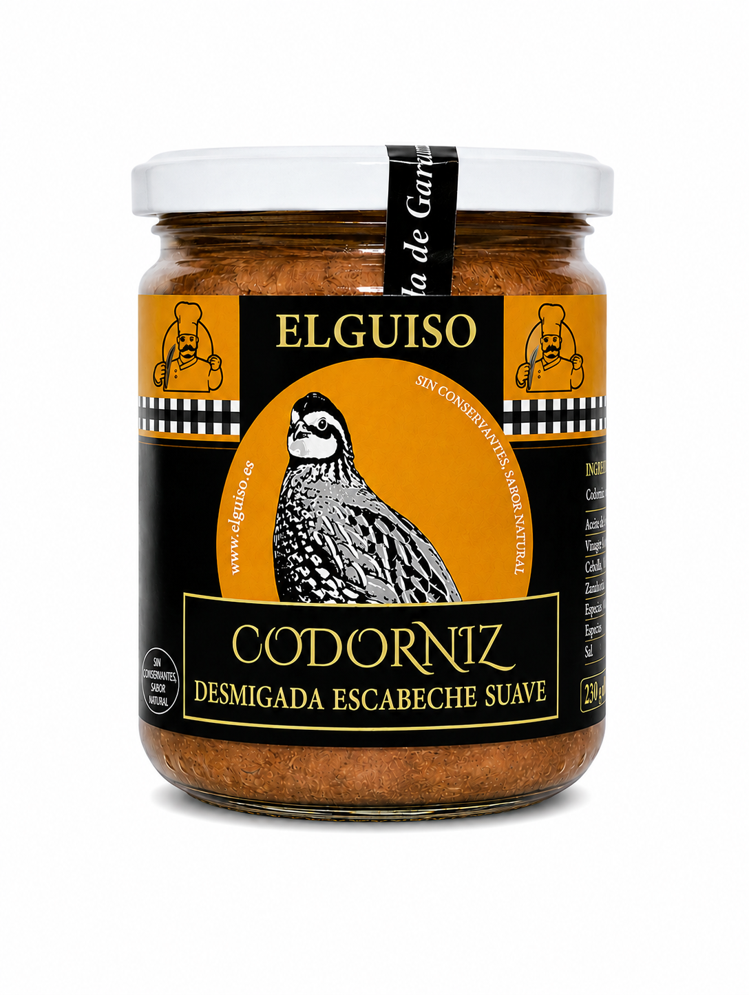 CODORNIZ DESMIGADA EL GUISO, 370 GR