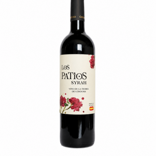 VINO TINTO LOS PATIOS SYRAH, BOT 75 CL.