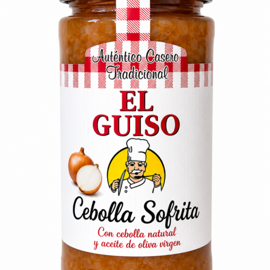 Cebolla Sofrita "El Guiso", 350 gr Tarro Vidrio