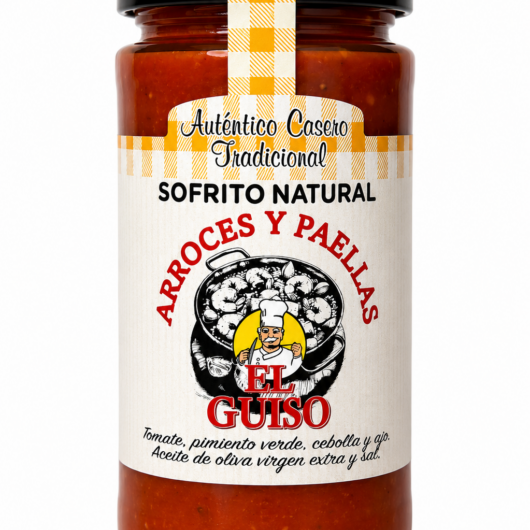 Sofrito Arroces y Paellas "El Guiso", 350 gr. Tarro Vidrio