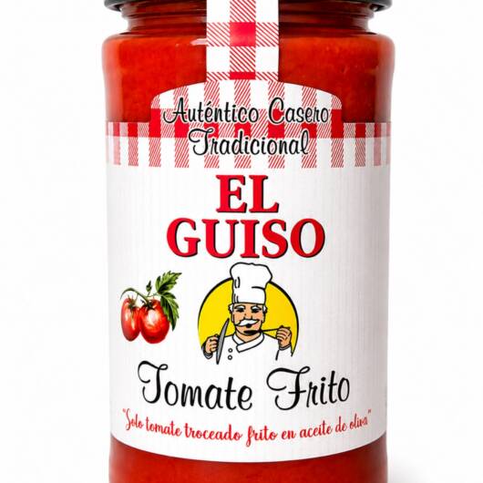 Tomate Frito "El Guiso", 350 gr. tarro vidrio