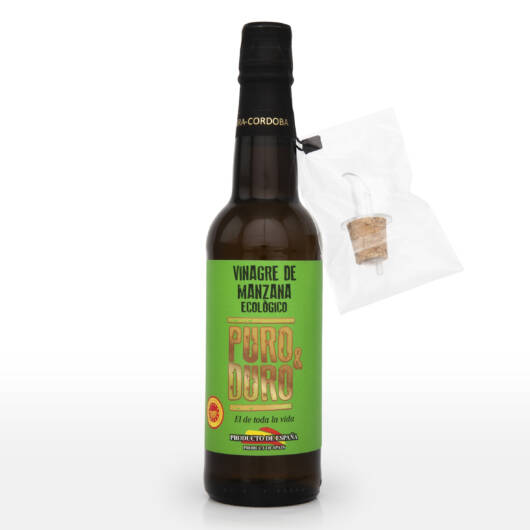 Vinagre de Manzana Ecológico Puro Y Duro, bot. 37.5 cl.